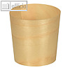 Papstar Fingerfood-Schalen "pure", rund, (?)4.5 x 4.5 cm, Holz, 500 St?ck, 85680