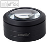 smolia LED-Lese-Lupe L, 3-fache Vergr??erung, rund, Batterie, 3R-SLR-SW