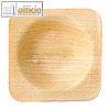 Papstar Schalen "pure", eckig, 6 x 6 x 1.3 cm, Palmblatt, 250 St?ck, 85509