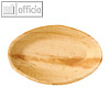 Schalen "pure", oval, 300 ml, 20 x 12.5 x 3 cm, Palmblatt, 100 Stück, 85502