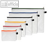 FolderSys Rei?verschluss-Beutel, PVC/0.15 mm, Set 6 verschied.Gr??en, 40400-94