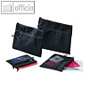 Mesh-bag B5, 30 x 22 cm, Rei?verschluss, Taschen, Netzgewebe, schwarz, 10 St?ck