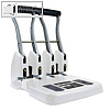 Rapesco Vierfachlocher ECO P4400, 150 Blatt, Metall/Kunststoff, wei?, 1407