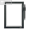 Durable Inforahmen DURAFRAME® NOTE, DIN A5, selbstklebend, PVC, schwarz, 499401