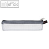 Rei?verschluss-Beutel - 170 x 40 mm, PVC faserverst?rkt, Zipper grau, 10 St?ck