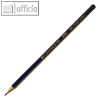 Bleistift GOLDFABER, sechseckig, H?rtegrad: 2B, Minenst?rke: ca. 2 mm, blau/gold