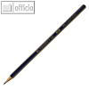 Bleistift GOLDFABER, sechseckig, Härtegrad: 4B, Minenstärke: ca. 2 mm, blau/gold