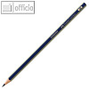 Bleistift GOLDFABER, sechseckig, Härtegrad: 6B, Minenstärke: ca. 2 mm, blau/gold
