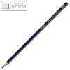 Bleistift GOLDFABER, sechseckig, H?rtegrad: 6B, Minenst?rke: ca. 2 mm, blau/gold