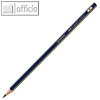 Bleistift GOLDFABER, sechseckig, Härtegrad: F, Minenstärke: ca. 2 mm, blau/gold
