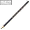 Bleistift GOLDFABER, sechseckig, H?rtegrad: 2H, Minenst?rke: ca. 2 mm, blau/gold