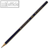 Bleistift GOLDFABER, sechseckig, H?rtegrad: HB, Minenst?rke: ca. 2 mm, blau/gold
