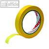 Malerabdeckband 244 Gold, 48 mm x 50 m, St?rke: 0.08 mm, Papier, gelb