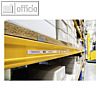 Regalbeschriftung SCANFIX, L 1.000 x H 20 mm, selbstklebend, transparent, 25 St.