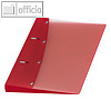 Ringbuch "Diamond", DIN A5, PP, 2 D-Ringe ? 20 mm, rot, 12 St?ck, 1151421