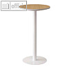 Stehtisch easyDesk, (?)600 x (H)1.100 mm, Stahl/ABS, buche/wei?, MDE60.13.23