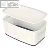 Aufbewahrungsbox MyBox, 5 Liter, 191 x 318 x 128 mm, Kunststoff, wei?/grau