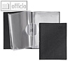 Sichtbuch Vintage, DIN A4, 5 Doppelh?llen, Lederfaserstoff, schwarz, 4402680