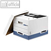 Archiv- und Transportbox BANKERS BOX, 333 x 390 x 285 mm (BxTxH), blau, 10 Stück