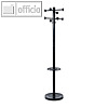 MAUL Garderobe MAULgrando, (H)175 cm, 16 Haken, Stahl, schwarz, 9406090