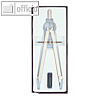 Ecobra Geometriezirkel, Arbeitsbereich bis ? 310 mm, Metall vernickelt