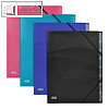 Elba Ordnungsmappe Osmose, DIN A4, 12 F?cher, PP, sortiert, 12 St?ck, 400110327
