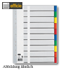 Elba Blankoregister DIN A4, 5-teilig, 5-farbig, PP, 400013909