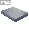 Dokumentenmappe DIN A4, Druckknopf, 40 mm bis 380 Blatt, Karton 350 g/m?, blau