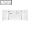 Klapptafel mit 2 Fl?geln, lackiert, (B)1.500 x (H)1.000 mm, Alu, wei?, K2109