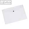 Dokumententasche, DIN A4 quer, max. 50 Blatt, 335x237 mm, PP, transparent, 5 St.