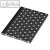 Rnk Notizbuch Black White Stars black & white Stars