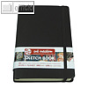 Royal Talens Art Creation Skizzenbuch, 130 x 210 mm, 80 Blatt, schwarz, 9314002M