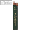 Faber-Castell Feinminen, Mine 0.5 mm, H?rte: B, 12 St?ck/Dose, 120501