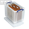 Really Useful Box Aufbewahrungsbox 19 Liter, 395 x 255 x 290 mm, transparent,19C