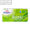 Fripa Toilettenpapier, 2-lg. Tissue, wei?, 250 Blatt p. Rolle, 64 Rollen, 95715