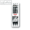 Feinminenstift Tikky, mit Farbcode, 0.35 + 0.5 + 0.7 mm, schwarz, 3er Set