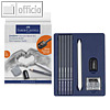 Faber-Castell Zeichenset Goldfaber Zeichenkohle, 8-teilig, 114006