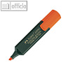 Faber-Castell Textliner 48 Refill, Strichstärke 1-5 mm, leuchtorange, 154815