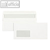 Briefumschl?ge - C6/5, 114 x 229 mm, 75g/m?, selbstkleb., Fenster, wei?, 1.000 S