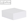 Nachf?llpack f?r Zettelkasten S.O.H.O., 9.5 x 9.5 cm, wei?, 4x 250 Blatt = 1.000
