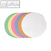 Franken Moderationskarten - Kreis ? 19.5 cm, 6 Farben, 500 St?ck, UMZ 20 99