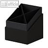 Rössler Stifteköcher S.O.H.O., 100 x 86 x 86 mm, schwarz, 4 Stück, 1331452700