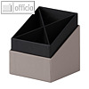 Rössler Stifteköcher S.O.H.O., 100 x 86 x 86 mm, taupe, 4 Stück, 1331452490