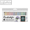 Folia Kreidestifte-Set, farbig sortiert, 12er Etui, 371209