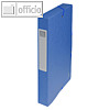 Exacompta Archivbox, DIN A4, R?ckenbreite 40 mm, Karton, blau, 50402E