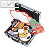 Franken Moderatorenkoffer PROFI mit Tragegurt, ca. 2.500 Teile, silber, UMK