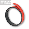 Franken Magnetband, (B)10 mm x (L)1 m, rot, M802 01