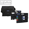 Moderationstasche "Messenger", gef?llt - 1.300 Teile, 38 x 35 x 15 cm, schwarz