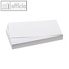 Franken Moderationskarten Rechteck, 205 x 95 mm, weiß, 500 Stück, UMZ 1020 09