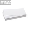 Franken Moderationskarten Rechteck, 205 x 95 mm, wei?, 500 St?ck, UMZ 1020 09